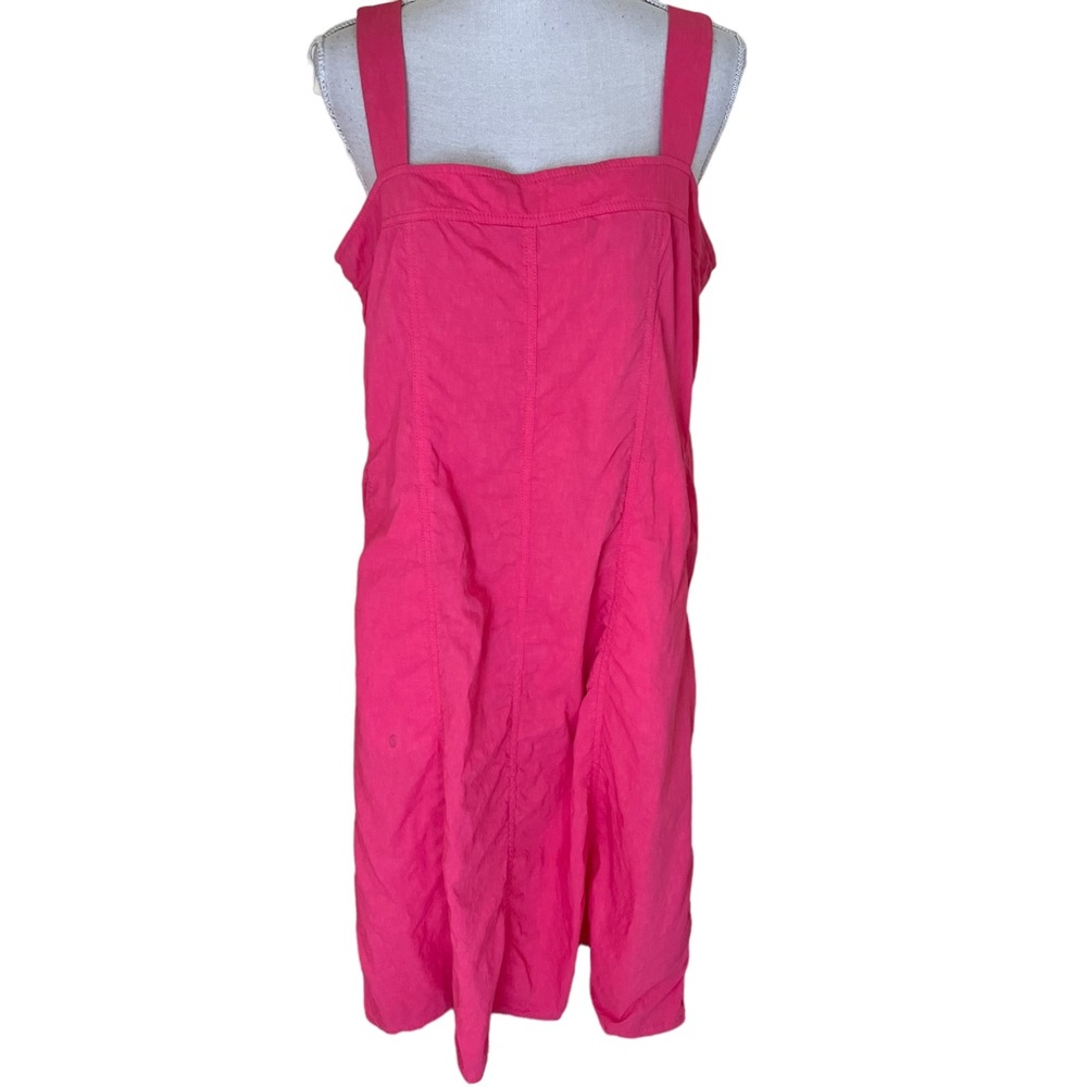 Eileen Fisher Coral/Pink Sleeveless Sundress L